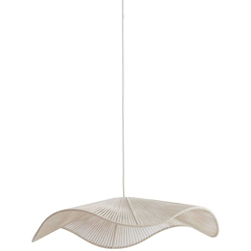 foto del prodotto lampada a sospensione rafa beige cotone light living