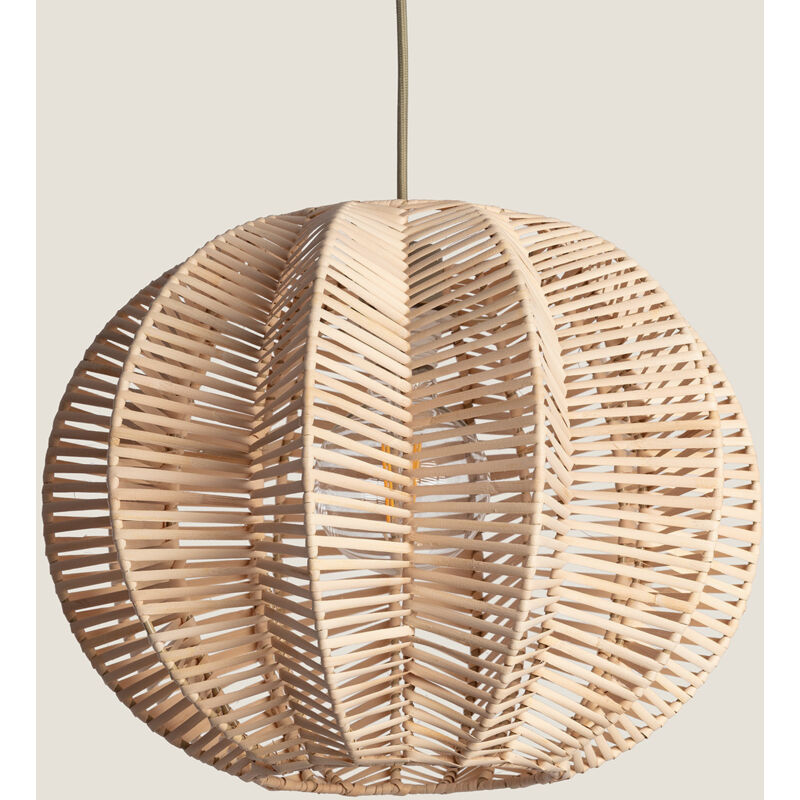 foto del prodotto lampada a sospensione rattan tobonga naturale