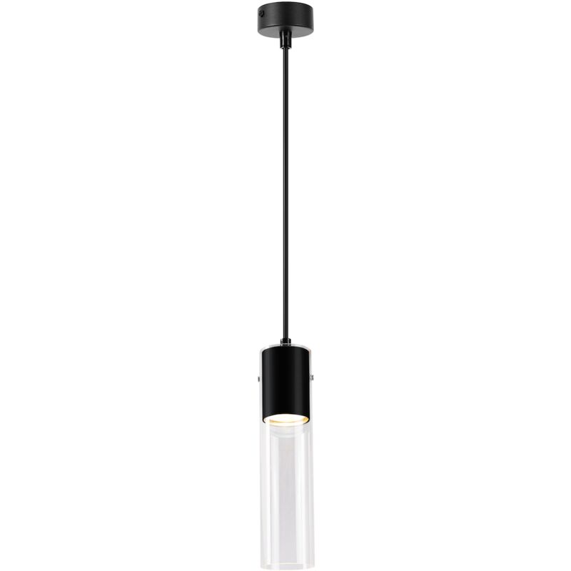 foto del prodotto lampada a sospensione ricky nera 1xgu10