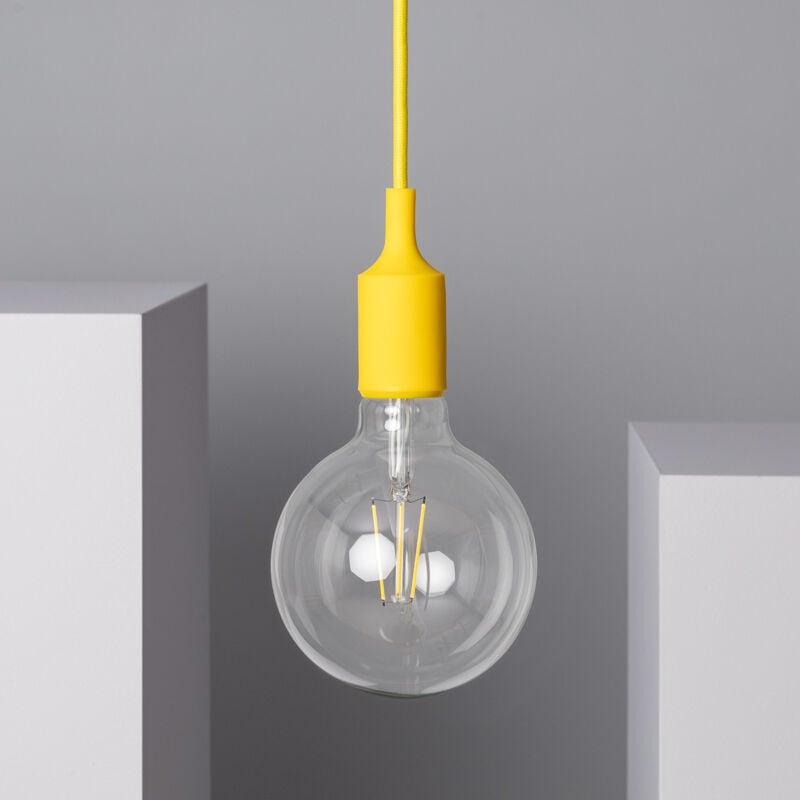foto del prodotto lampada a sospensione rubik giallo