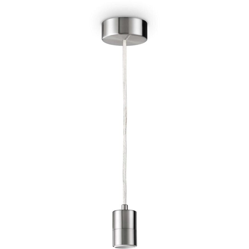 foto del prodotto lampada a sospensione set metallo cromo 1 luce e27