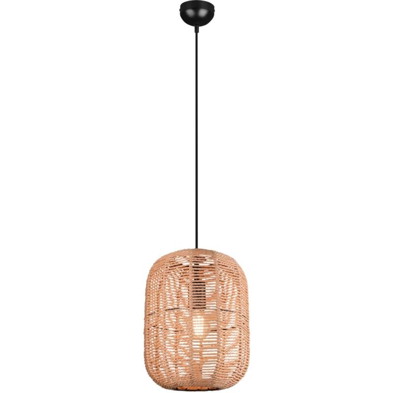 foto del prodotto lampada a sospensione, sisal, marrone, d35 cm, runa