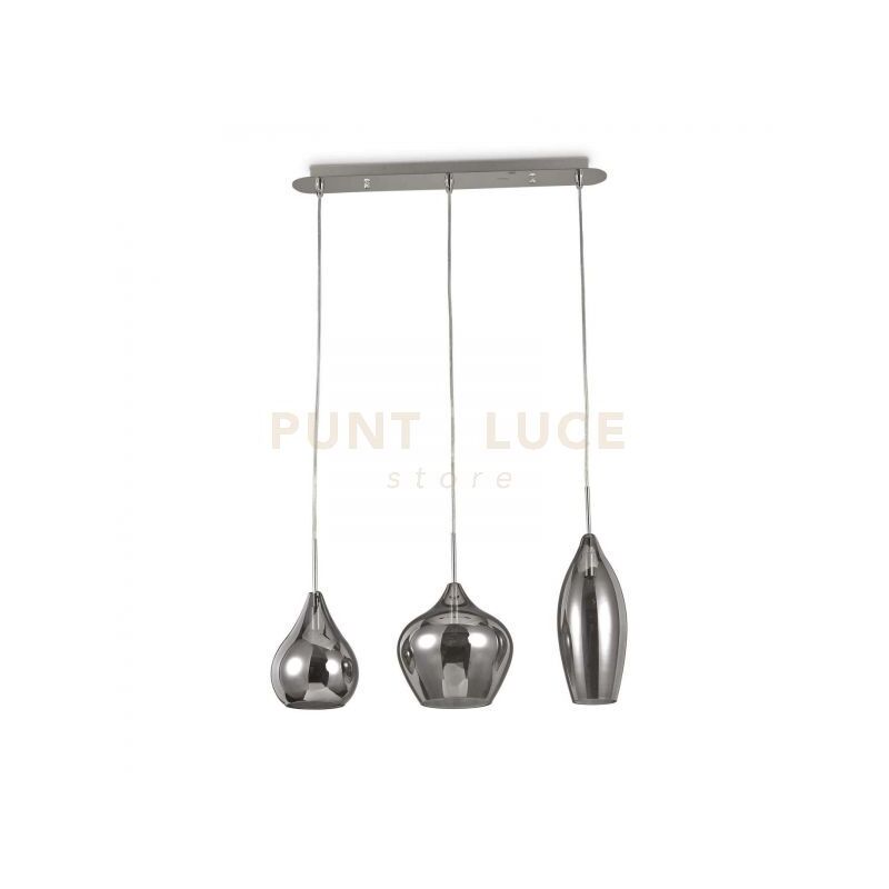 foto del prodotto lampada a sospensione soft sp3 fume 