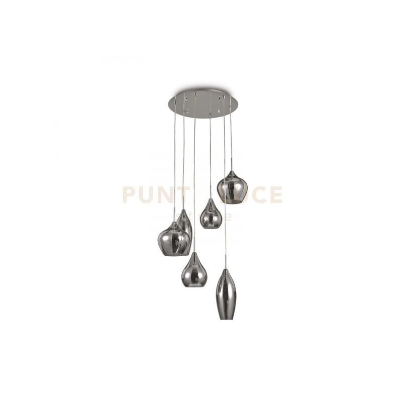 foto del prodotto lampada a sospensione soft sp6 fume 