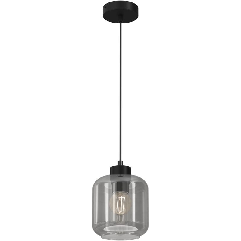 foto del prodotto lampada a sospensione sombra smoked 1xe27