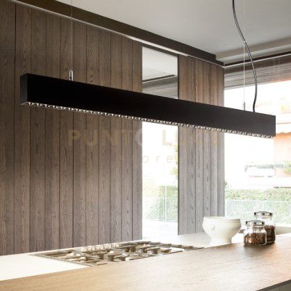 foto del prodotto lampada a sospensione steel sp wide bk 3000k
