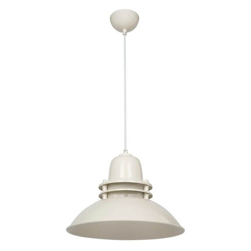 foto del prodotto lampada a sospensione stile industriale tibet asz0870 colore crema