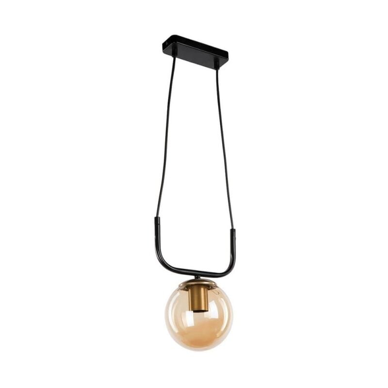 foto del prodotto lampada a sospensione stile minimal terena asz1422 colore nero