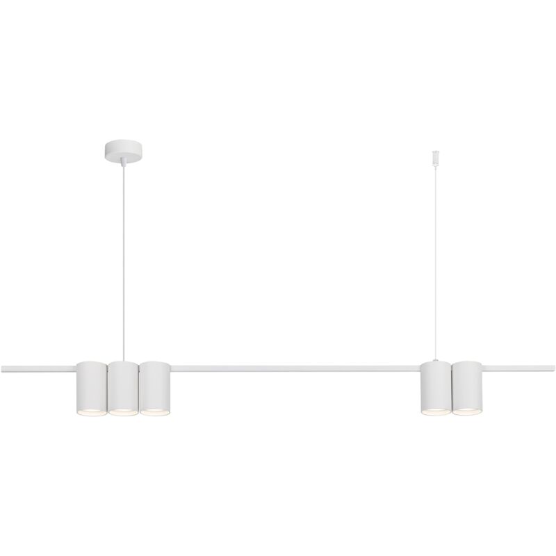 foto del prodotto lampada a sospensione striscia genesis white 5xgu10