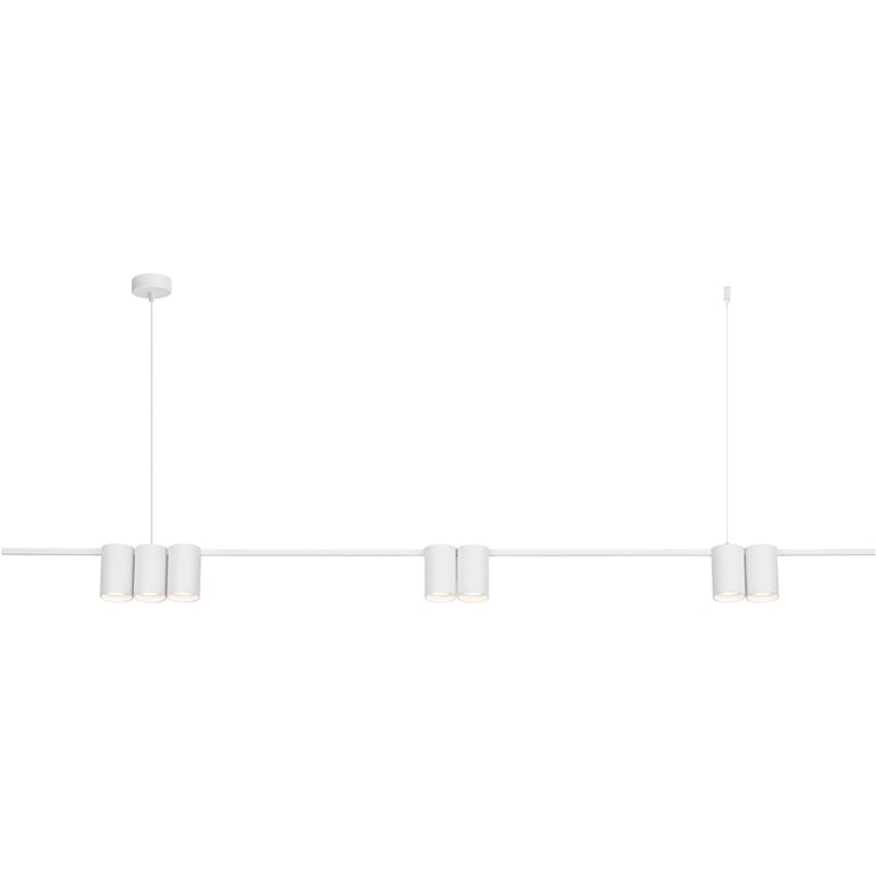 foto del prodotto lampada a sospensione striscia genesis white 7xgu10