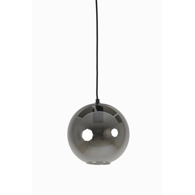 foto del prodotto lampada a sospensione subar nero vetro light living