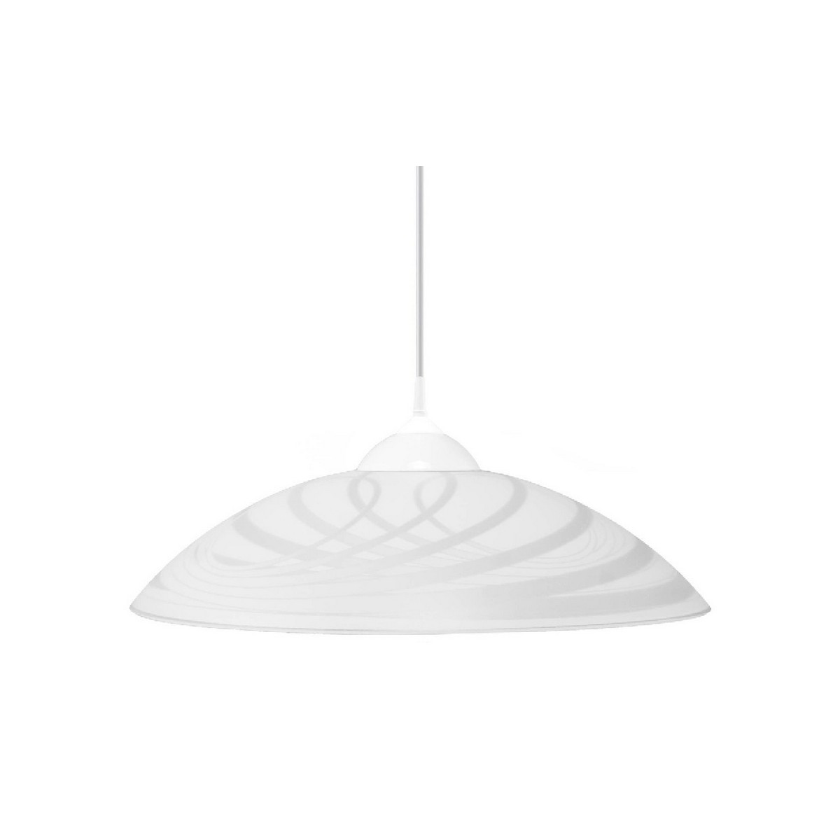 foto del prodotto lampada a sospensione sydney, bianco, vetro, 35x35x80 cm, epikasa