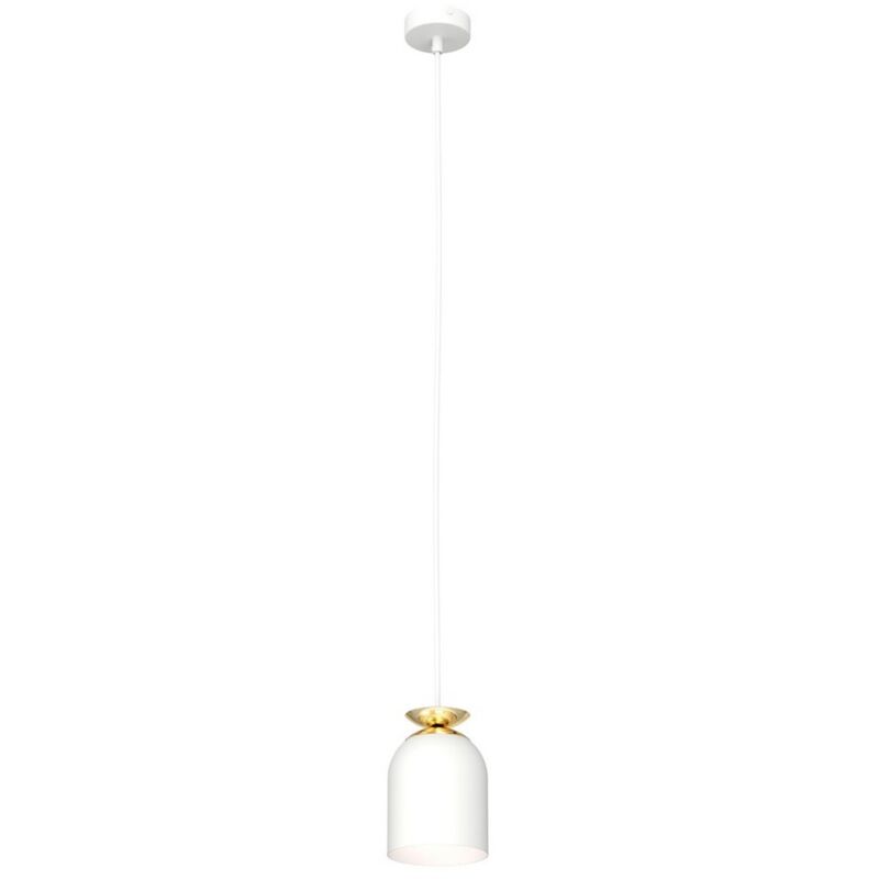 foto del prodotto lampada a sospensione target, metallo, plastica, bianco, 11x11x140 cm