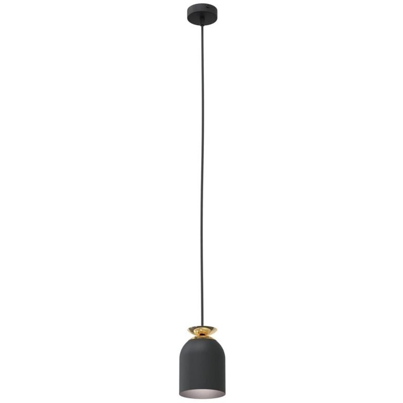 foto del prodotto lampada a sospensione target, metallo, plastica, nero, 11x11x140 cm
