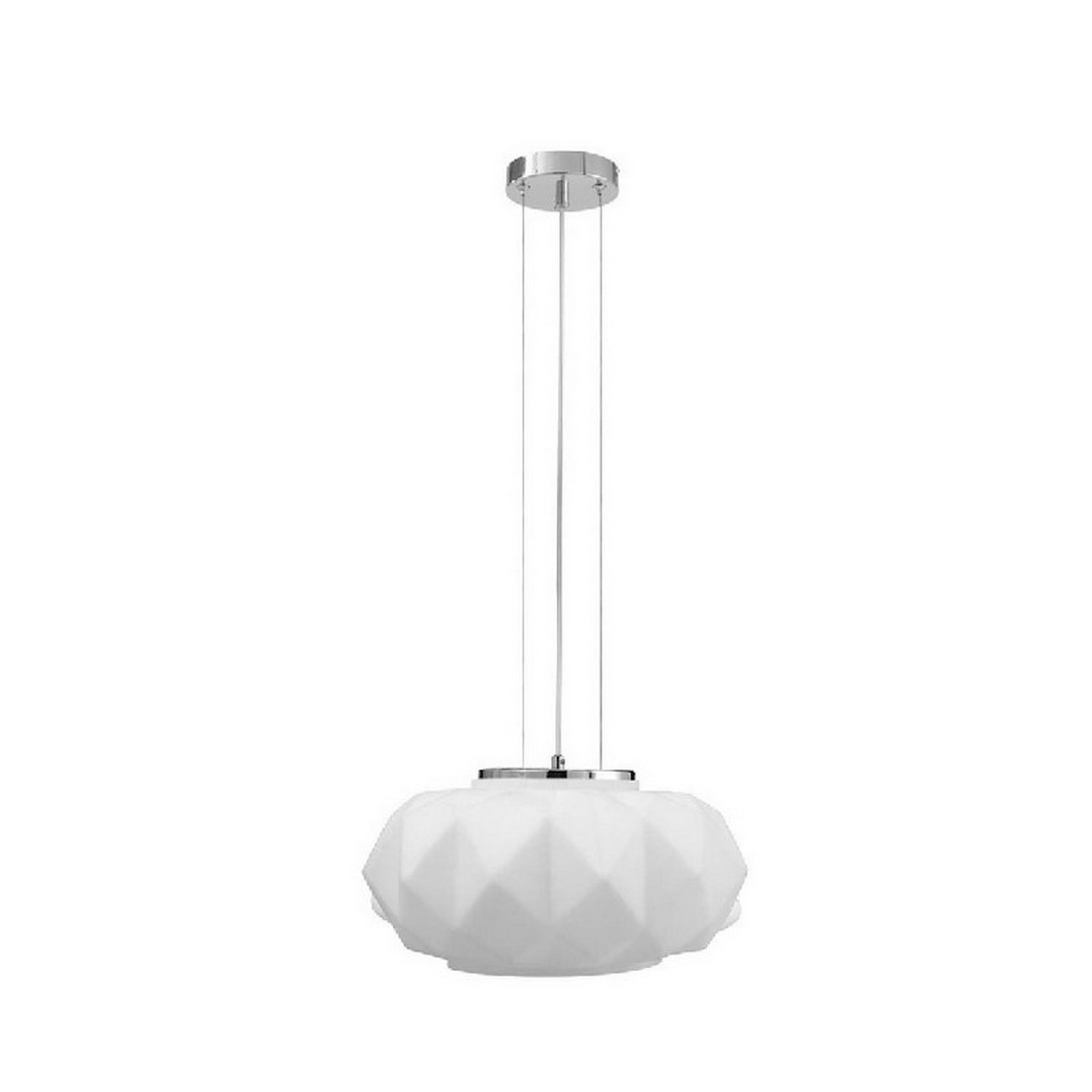 foto del prodotto lampada a sospensione terra, bianco, vetro, 38x38x110 cm, epikasa