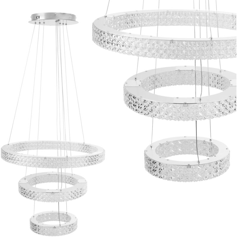 foto del prodotto lampada a sospensione toolight led ms008 cp chrome