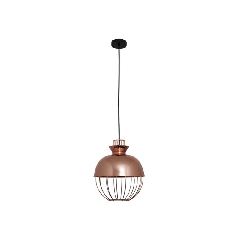 foto del prodotto lampada a sospensione toyama 1xe27 copper ball reg.x29d de fabrilamp