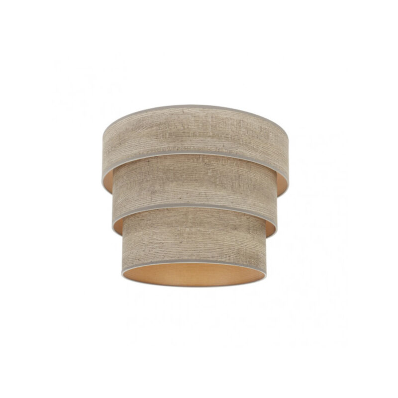 foto del prodotto lampada a sospensione tripla smile e27 legno grigio 40dx20dx26h