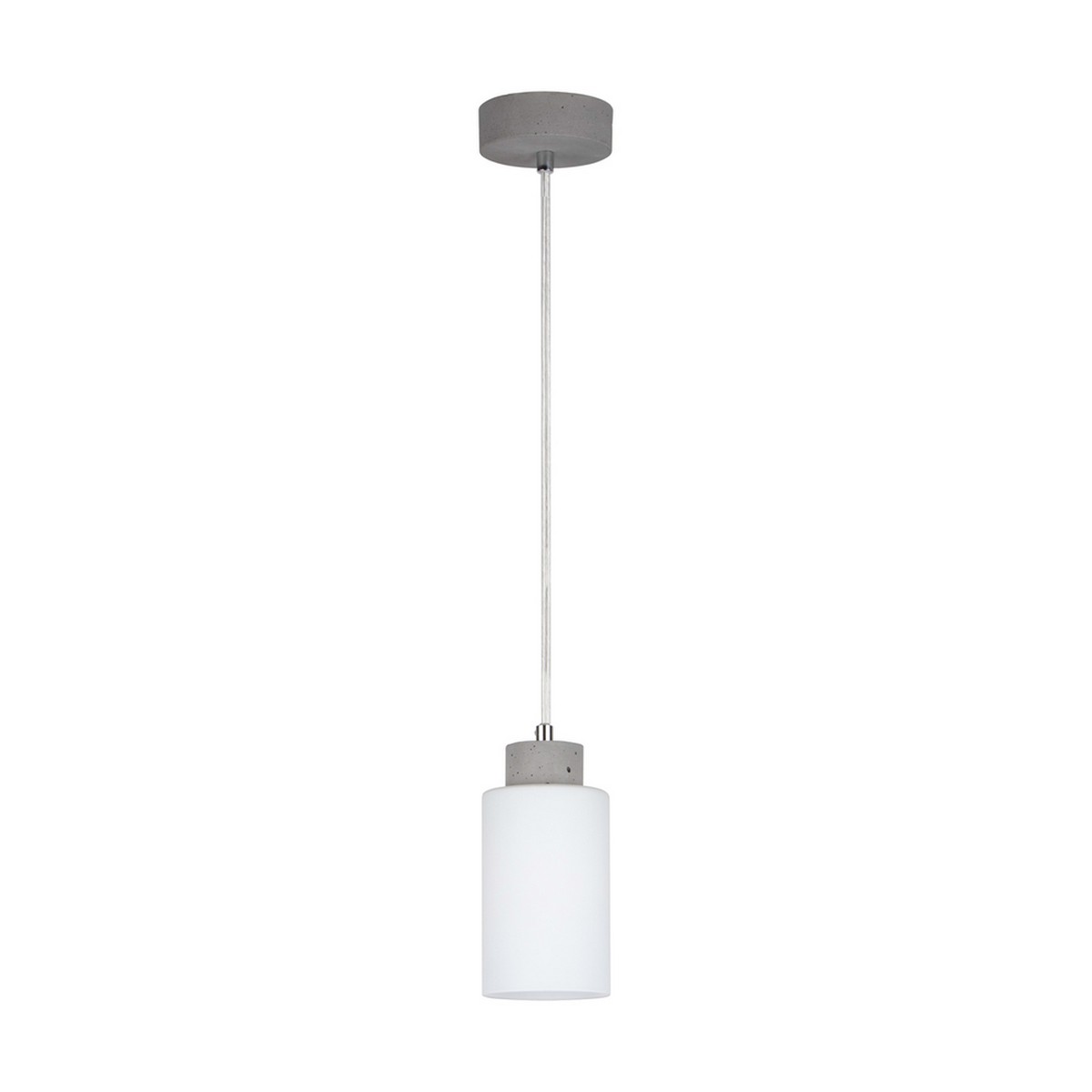 foto del prodotto lampada a sospensione turia, grigio, cemento, 10x10x110 cm, epikasa