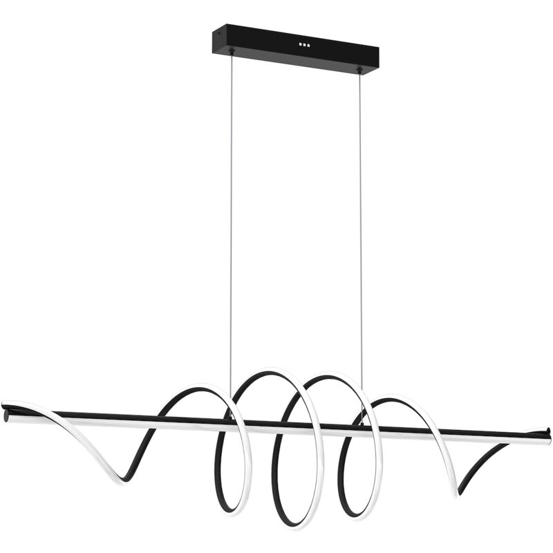 foto del prodotto lampada a sospensione twist nera 90w led