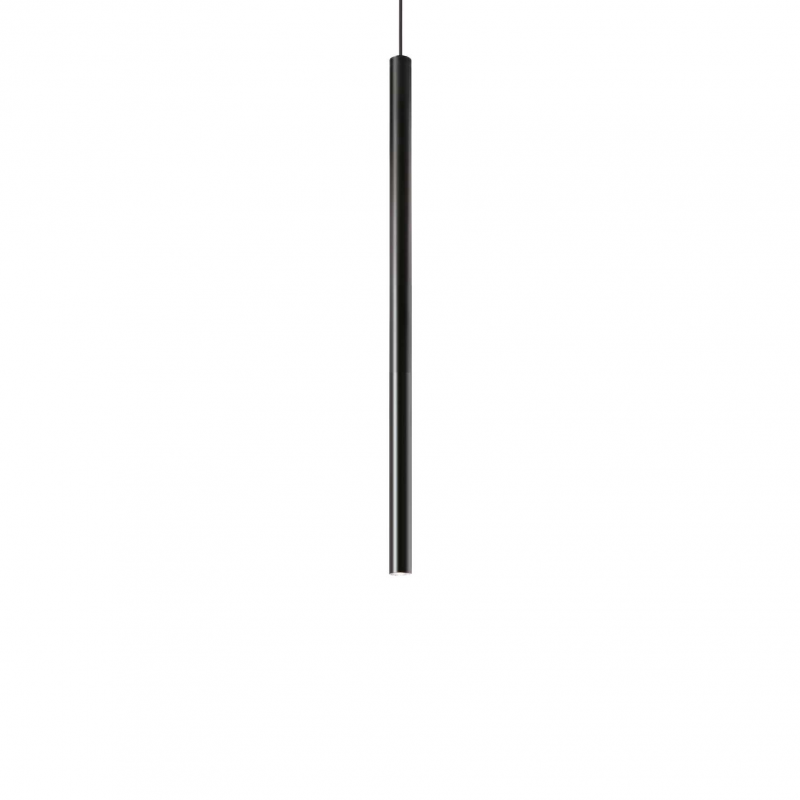 foto del prodotto lampada a sospensione ultrathin sp d040 round dali push nero ideal lux