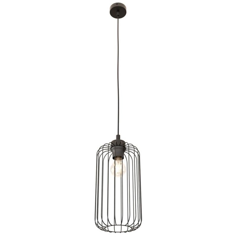 foto del prodotto lampada a sospensione vander, metallo, plastica, nero, 16x16x140 cm