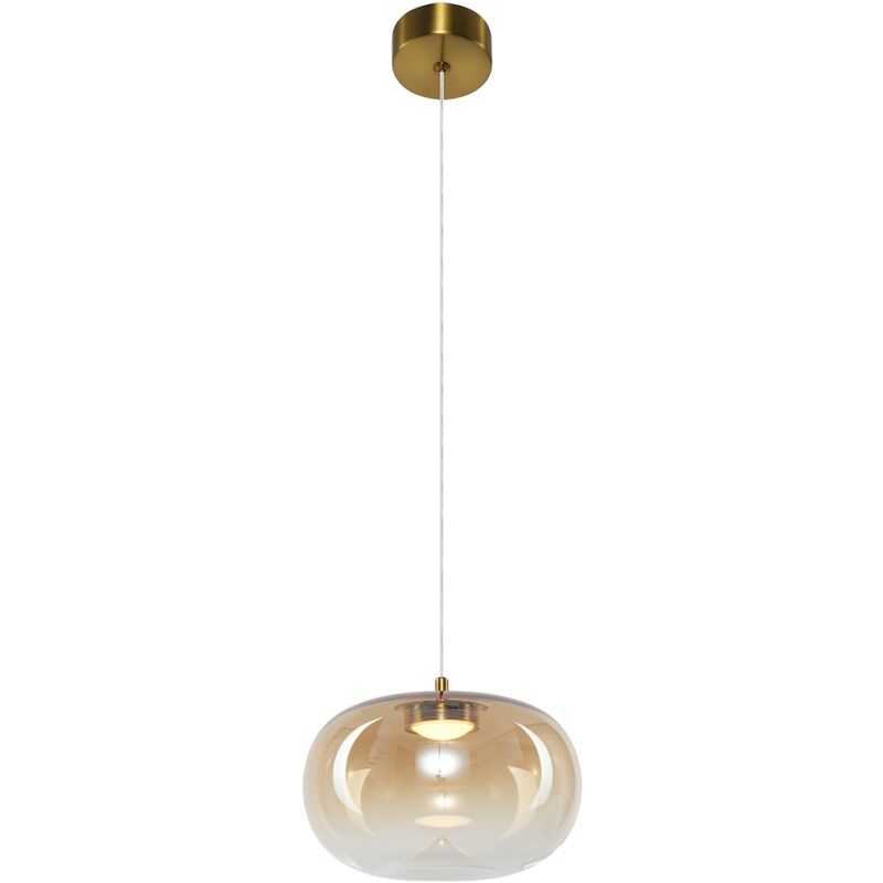 foto del prodotto lampada a sospensione vaso 1 ambra 4w