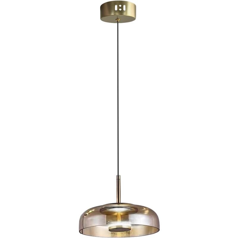 foto del prodotto lampada a sospensione vetro ambra 6w