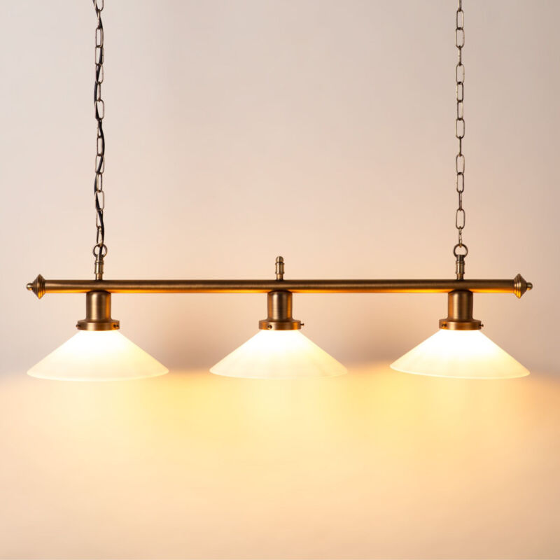 foto del prodotto lampada a sospensione vintage banquero 3 x e27