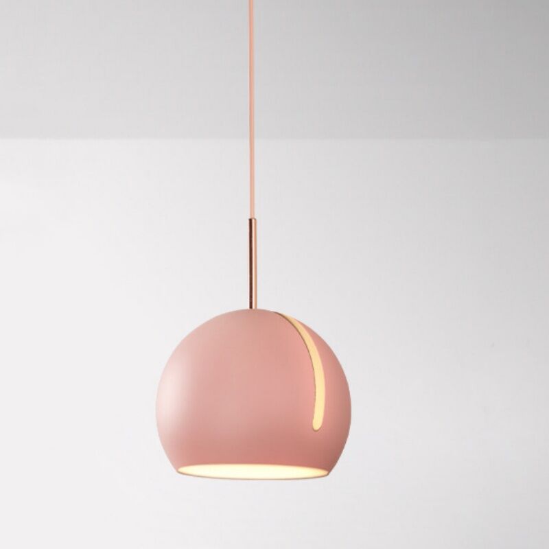 foto del prodotto lampada a sospensione vintage industriale lampadario da soffitto metallo plafoniere da ufficio regolabile rosa
