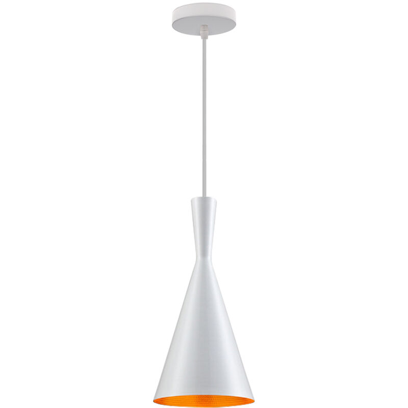 foto del prodotto lampada a sospensione, vintage lampada da soffitto in metallo, insdustraile stile illuminazione con 19cm paralume per soggiorno sala da pranzo