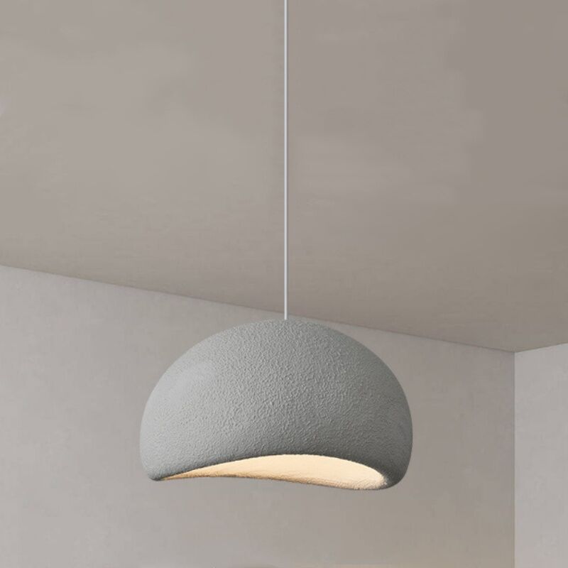 foto del prodotto lampada a sospensione vintage lampadario da soffitto grigio creativo plafoniera regolabile 20cm
