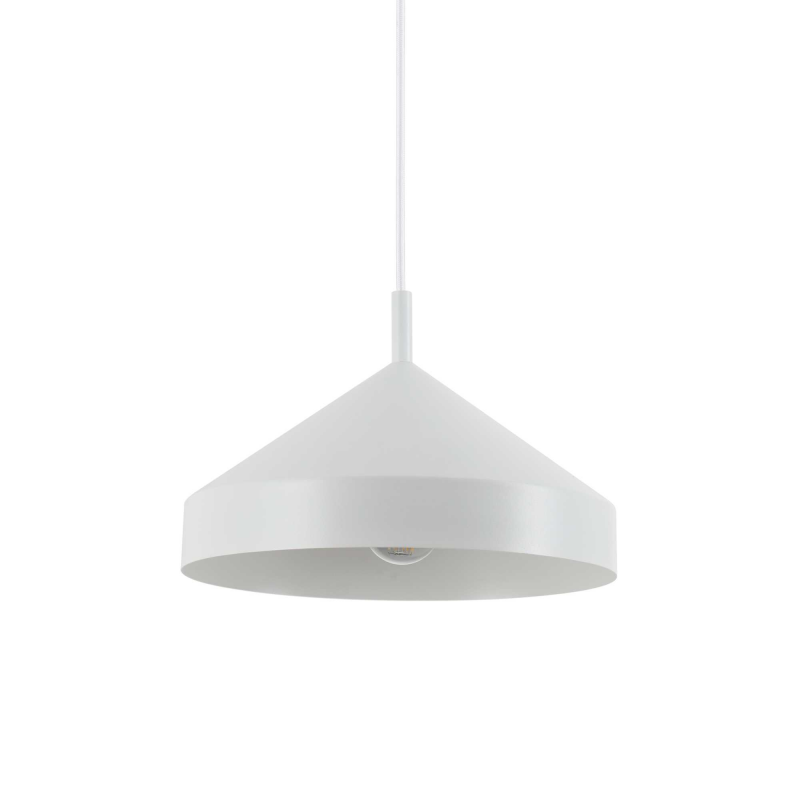 foto del prodotto lampada a sospensione yurta sp1 d30 bianco ideal-lux
