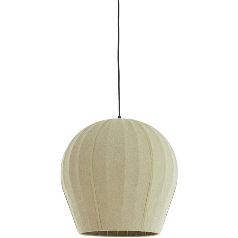 foto del prodotto lampada a sospensione - zagori - verde - tessile - light living