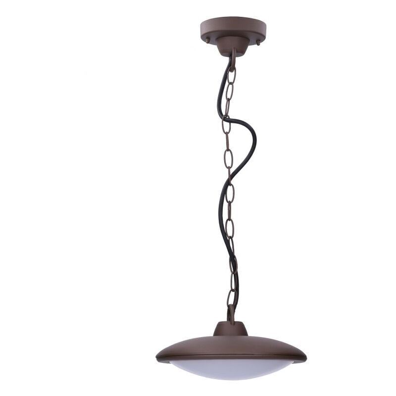 foto del prodotto lampada a sospensioni per esterni pergola led 7.5w bianco caldo 3000k on off marrone 533lm forlight