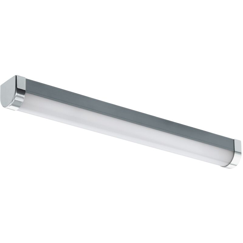 foto del prodotto lampada a specchio a led tragacete 1, a luce singola in plastica, illuminazione da bagno, in metallo, resistente all umidit , ip 44, l 45 cm eglo