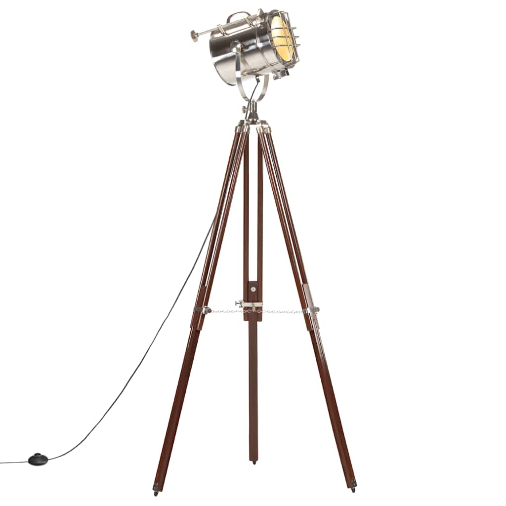foto del prodotto lampada a treppiede a pavimento legno massello di mango 180 cm cod mxl 61604