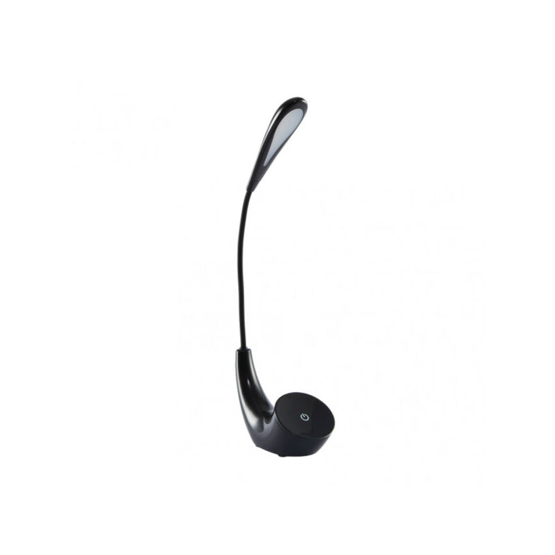 foto del prodotto lampada ad ancora 5w 6000k nero 375lm 43x7,5x15,5 cm dimmerabile 3 intensit , flessibile, regolabile e tattile