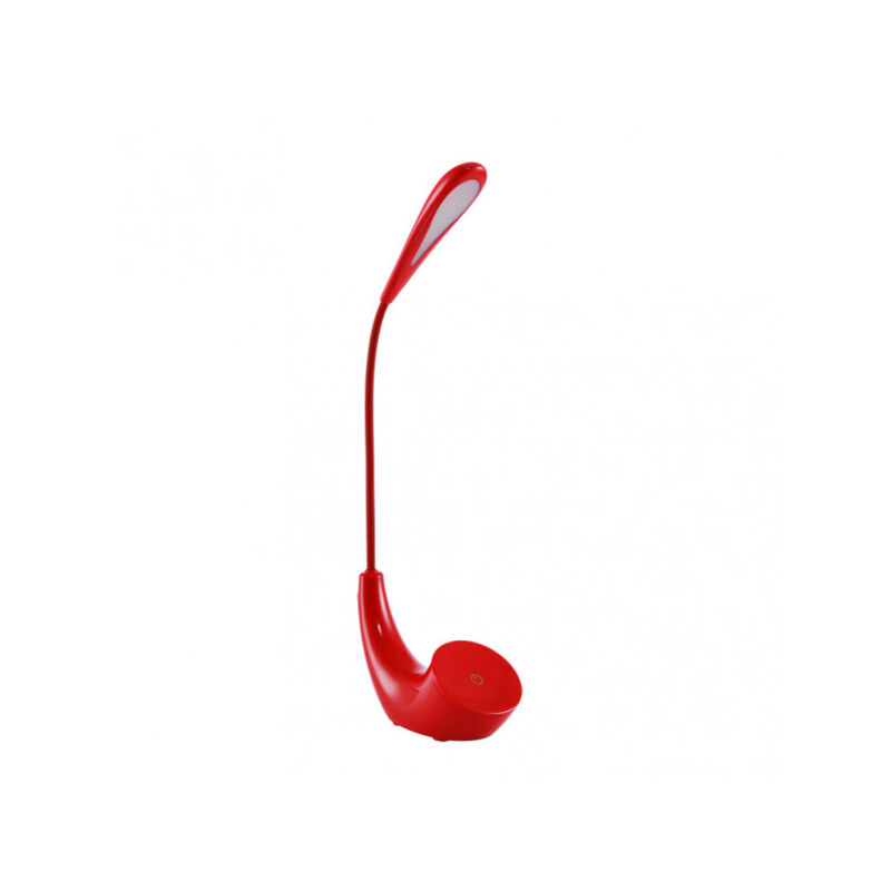 foto del prodotto lampada ad ancora 5w 6000k rosso 375lm 43x7,5x15,5 cm dimmerabile 3 intensit , flessibile, regolabile e tattile