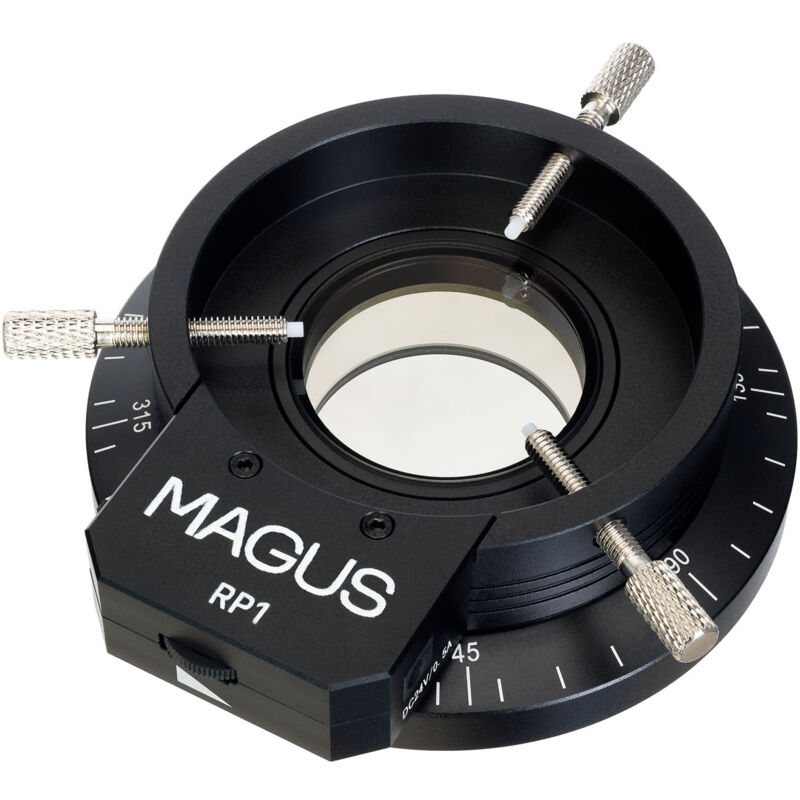 foto del prodotto lampada ad anello led magus rp1 con polarizzatore