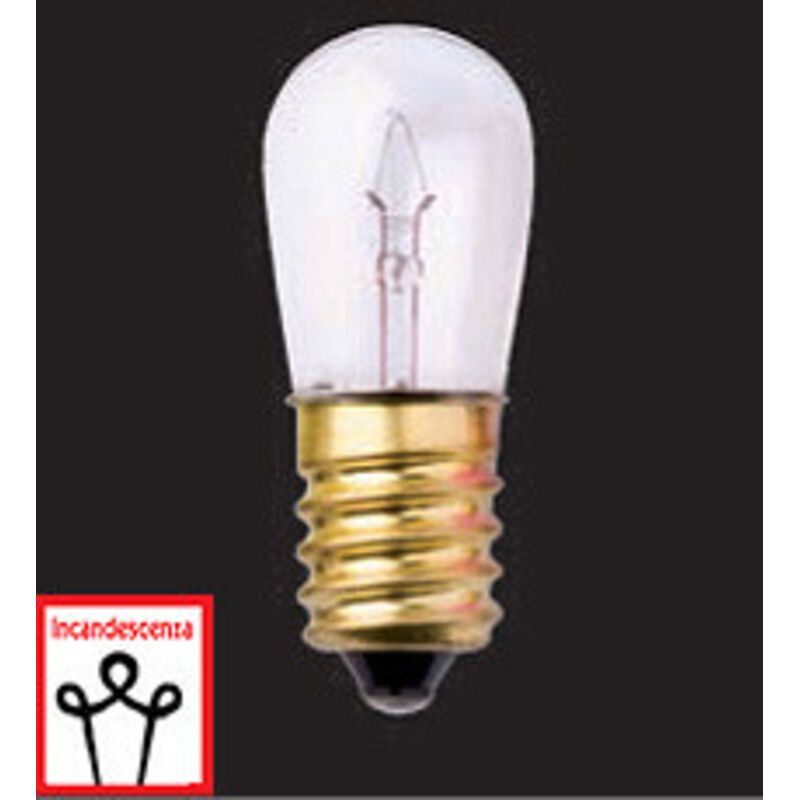 foto del prodotto lampada ad incandescenza e14 19x47 24v 3w chiaro wimex cod. 4104410 