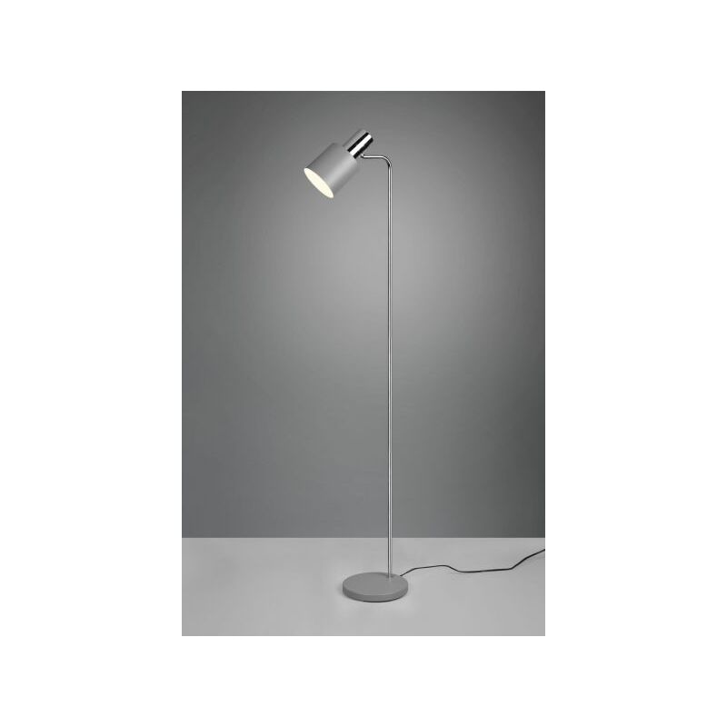 foto del prodotto lampada adam h.150cm metallo cromo e grigio r41041011