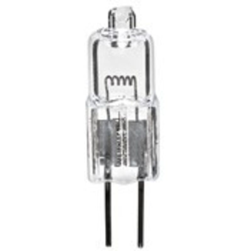 foto del prodotto lampada alogena bispina 6v 10w g4 trasparente duralamp cod. 01937 