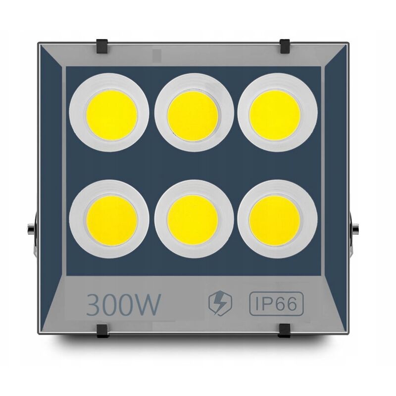 foto del prodotto lampada alogena led 300w riflettore per costruzione giardino magazzino