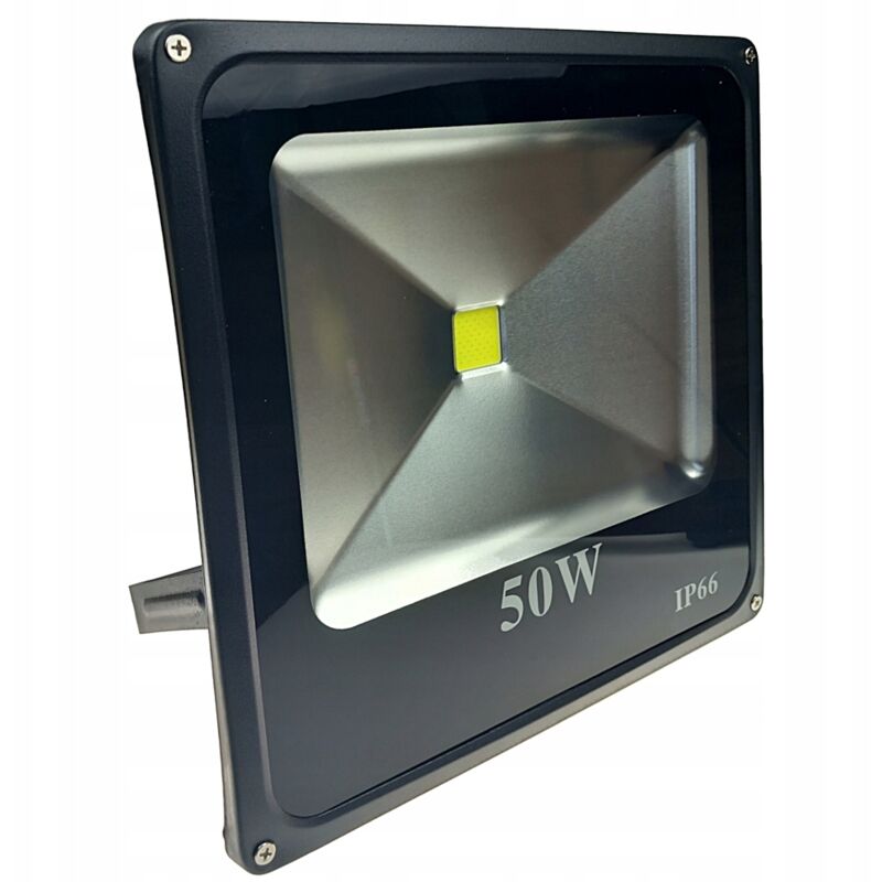 foto del prodotto lampada alogena led 50w cob ip66 per esterni con riflettore potente
