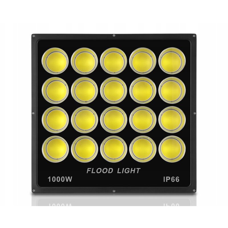 foto del prodotto lampada alogena led proiettore 1000w cantieri strada officina garage
