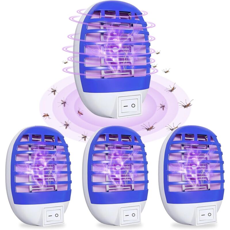 foto del prodotto lampada antizanzare uv per interni, antizanzare elettrico, anti insetti elettrico, lampada anti insetti con lampada uv per insetti, zanzare, mosche