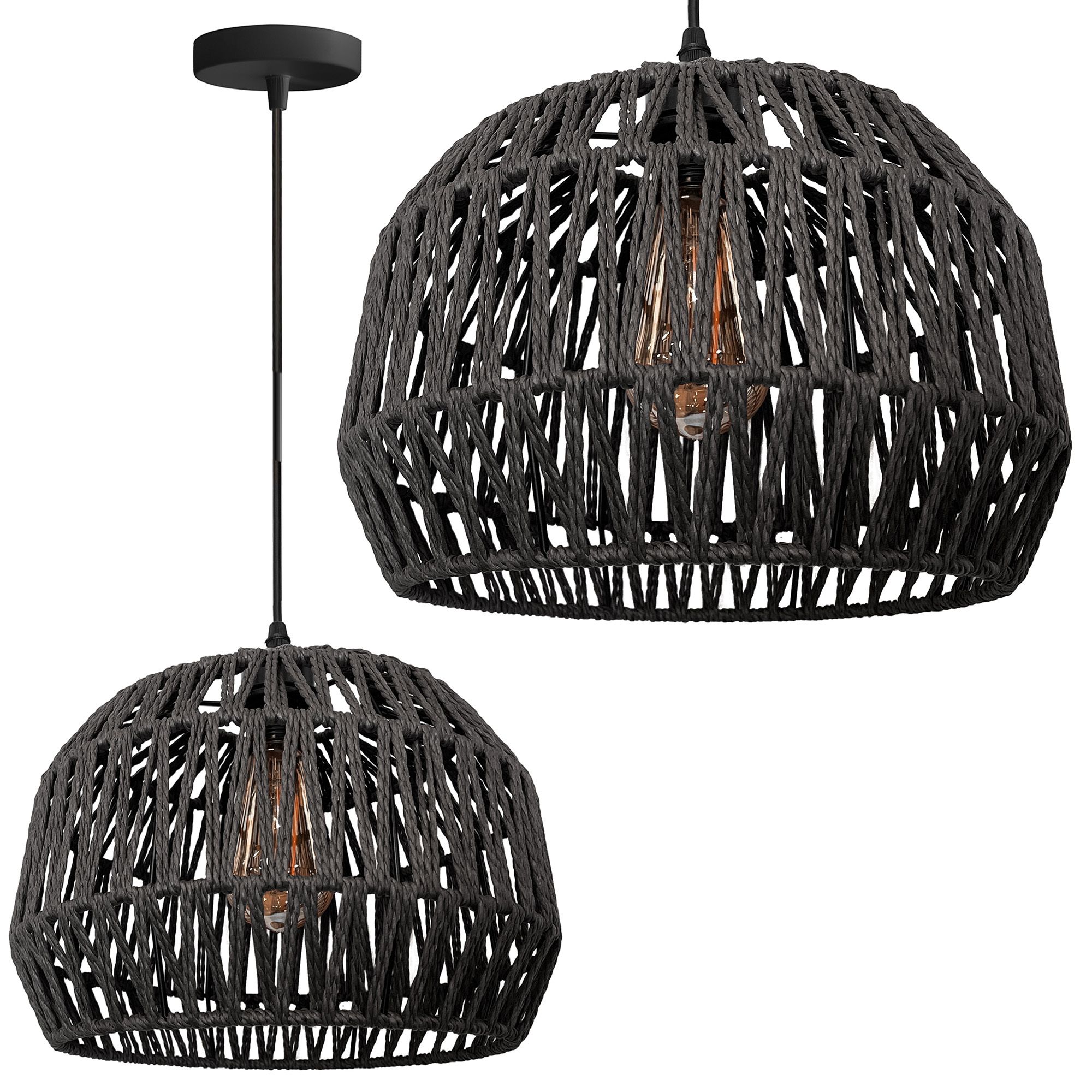 foto del prodotto lampada app1483 1cp black
