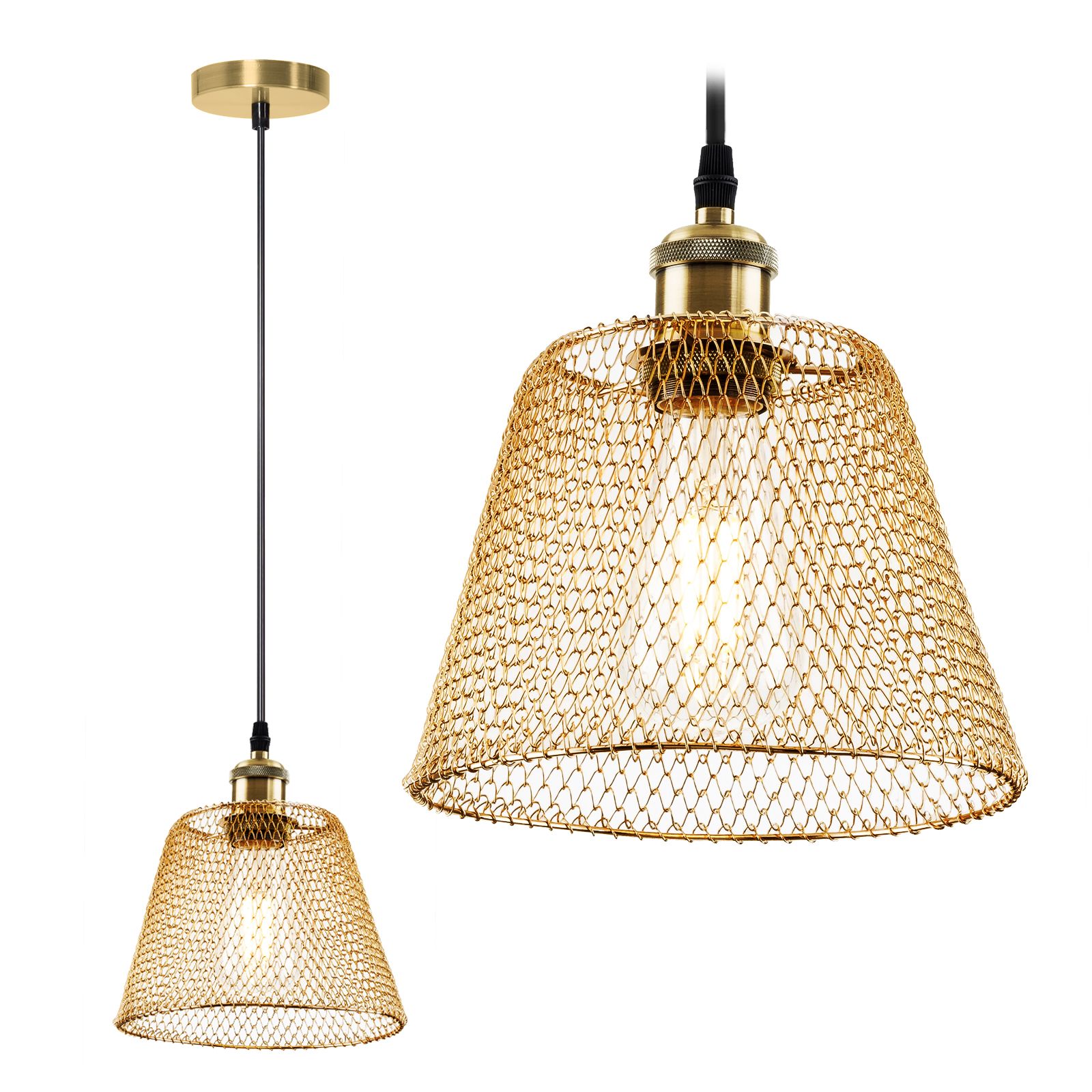 foto del prodotto lampada app945 1cp set gold