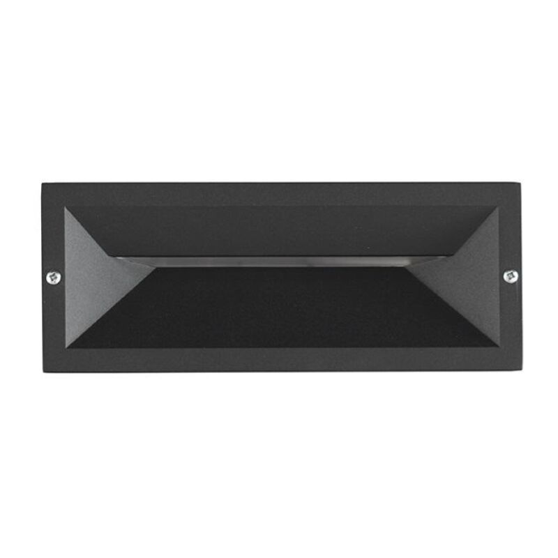 foto del prodotto lampada applique a incasso shade 25x9 cm per esterni in alluminio nero